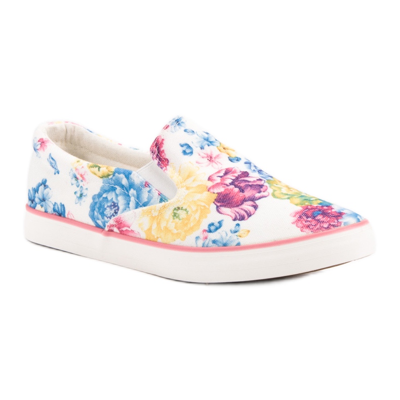 Yes Mile Scivoloso tra i fiori bianca multicolore 1