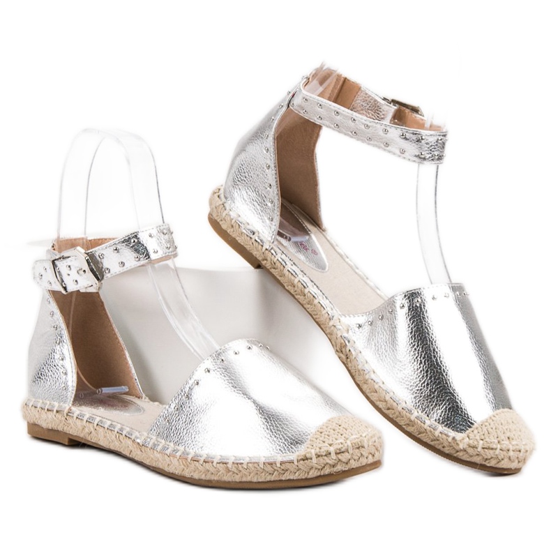 Best Shoes Espadrillas Con Jet grigio 1
