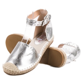 Best Shoes Espadrillas Con Jet grigio 2