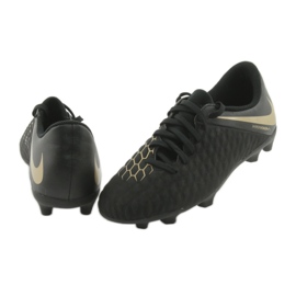 Scarpe da calcio Nike Hypervenom Phantom 3Club FG Jr AJ4146-090 nero 4