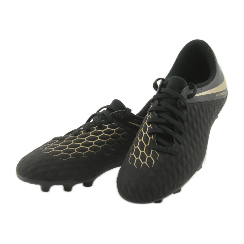 Scarpe da calcio Nike Hypervenom Phantom 3Club FG Jr AJ4146-090 nero 3