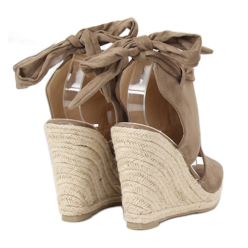 Espadrillas verdi su zeppe LM-023 Green verde multicolore 1