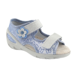 Scarpe per bambini Befado pu 065P122 blu grigio 1