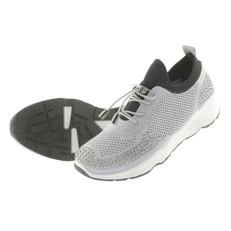 DK Women's Sports FS19 con zirconi grigi nero 5