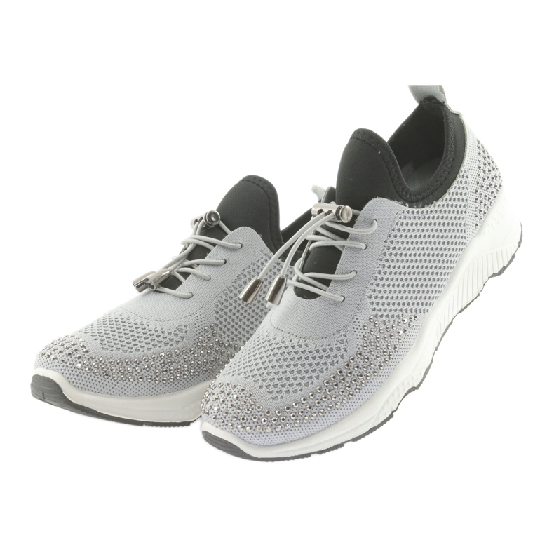 DK Women's Sports FS19 con zirconi grigi nero 3