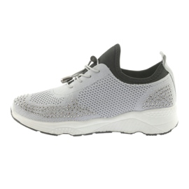 DK Women's Sports FS19 con zirconi grigi nero 2