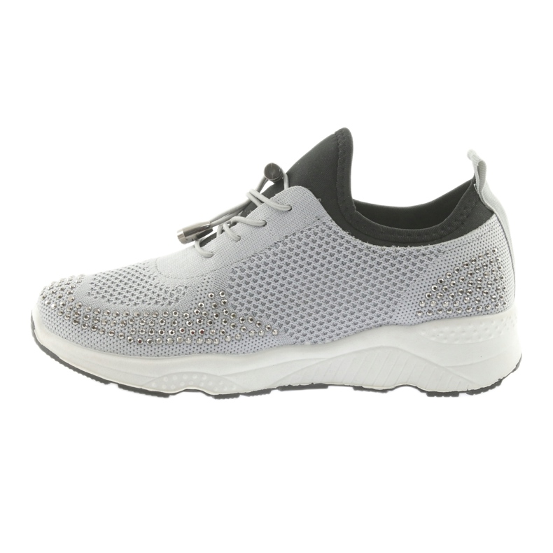DK Women's Sports FS19 con zirconi grigi nero 2
