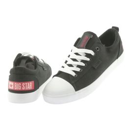 Sneakers nere Big Star 274877 allacciate nero 4