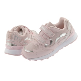 Sport Velcro American Club ES18 rosa cipria grigio 4