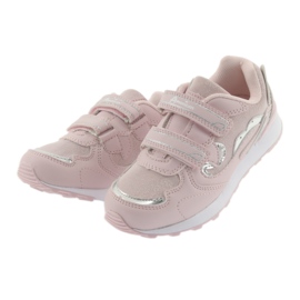 Sport Velcro American Club ES18 rosa cipria grigio 3
