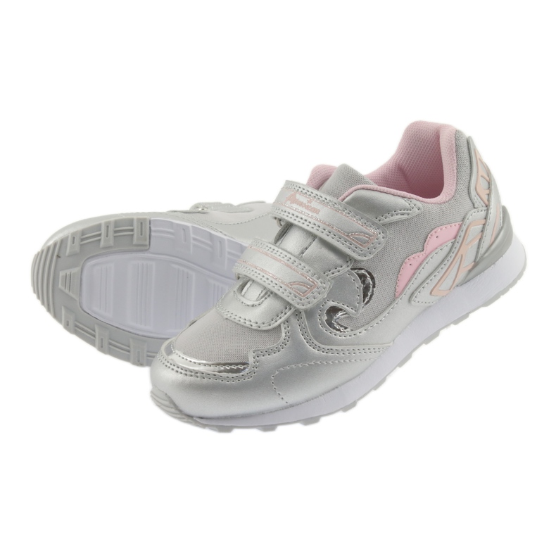Sport Velcro American Club ES18 sebrne grigio 5