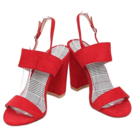 Sandali sul palo rosso S116 Rosso 2