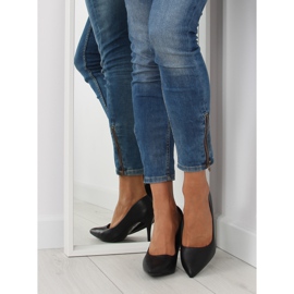Décolleté da donna NF-08p Black II-GAT nero opaco 1