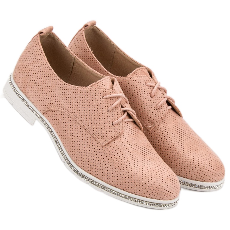 Seastar Scarpe da cipria con cristalli rosa 2