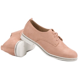 Seastar Scarpe da cipria con cristalli rosa 1