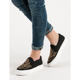 J. Star Slip On Neri Con Strass nero 1