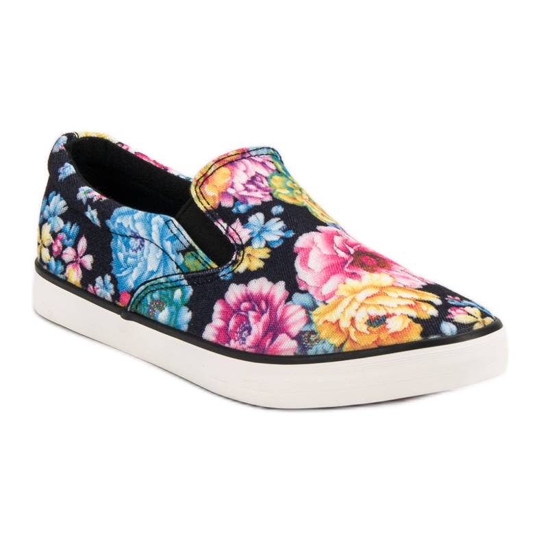 Yes Mile Scivoloso tra i fiori nero multicolore 1