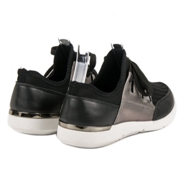 Scarpe sportive slip-on nero 1