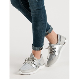 Scarpe sportive slip-on grigio 2