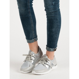Scarpe sportive slip-on grigio 1