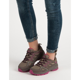 Scarpe da trekking da donna marrone 2
