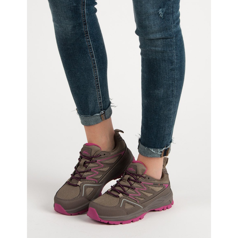 Scarpe da trekking da donna marrone 2