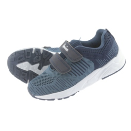 American Club Scarpe sportive americane con velcro blu navy CA05 5