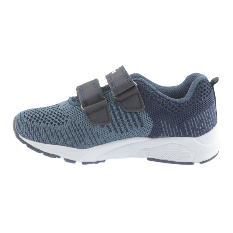 American Club Scarpe sportive americane con velcro blu navy CA05 2