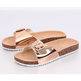 Infradito in metallo champagne DD94P Champagne II-GAT rosa 1