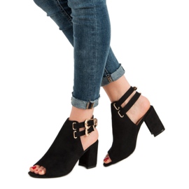 Erynn Sandali eleganti costruiti nero 1