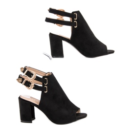 Erynn Sandali eleganti costruiti nero 2