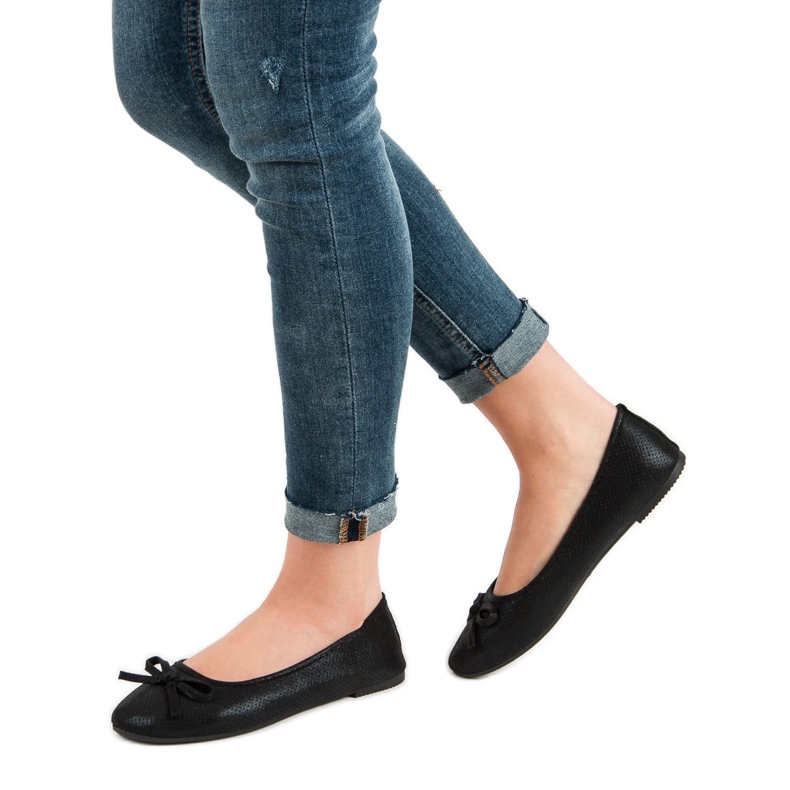 Evento Ballerina nera con fiocco nero 2