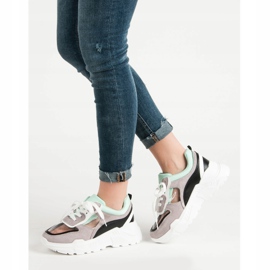 SHELOVET Sneakers Trasparenti Sulla Piattaforma grigio 1
