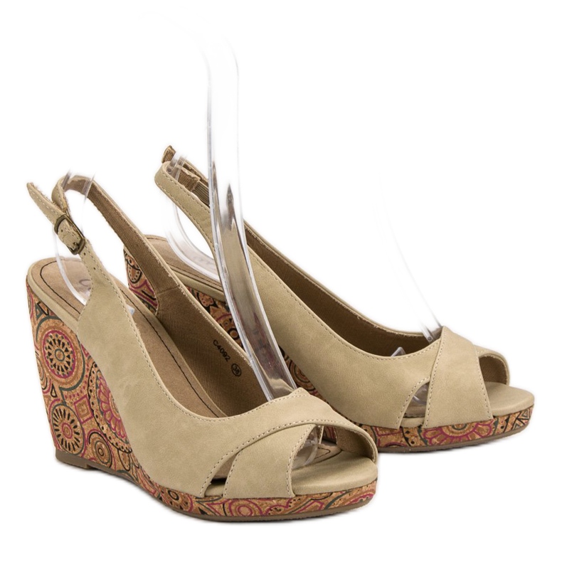 Corina Sandali etnici alla moda marrone 2