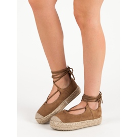 Corina Espadrillas annodate cammello marrone 1