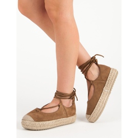 Corina Espadrillas annodate cammello marrone 2