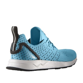 Scarpe Adidas Originals Zx Flux Adv Asimmetrico Primeknit M S79064 blu 1