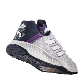 Adidas Rapida Turf Real Madrid FC Jr BA9699 scarpe bianca bianca 2