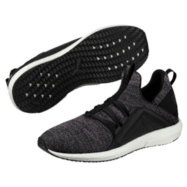 Scarpe da corsa Puma Mega Nrgy Knit Wn s Black-Asphalt W 190373 01 nero 1