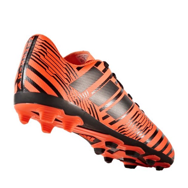 Scarpe da calcio Adidas Nemeziz 17.4 FxG Jr S82460 arancia arancia 1