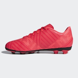 Scarpe da calcio Adidas Nemeziz 17.4 FxG Jr CP9207 rosso rosso 1