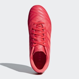 Scarpe da calcio Adidas Nemeziz 17.4 FxG Jr CP9207 rosso rosso 2