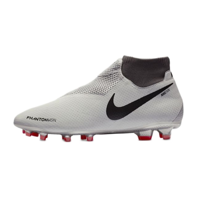 Scarpe da calcio Nike Phantom Vsn Pro Df Fg AO3266-060 bianco grigio 1