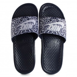 Nike Benassi Just Do It Print 631261-403 Slide nero 1