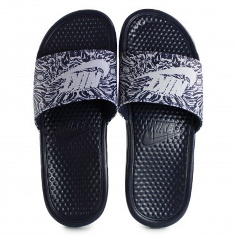 Nike Benassi Just Do It Print 631261-403 Slide nero 1