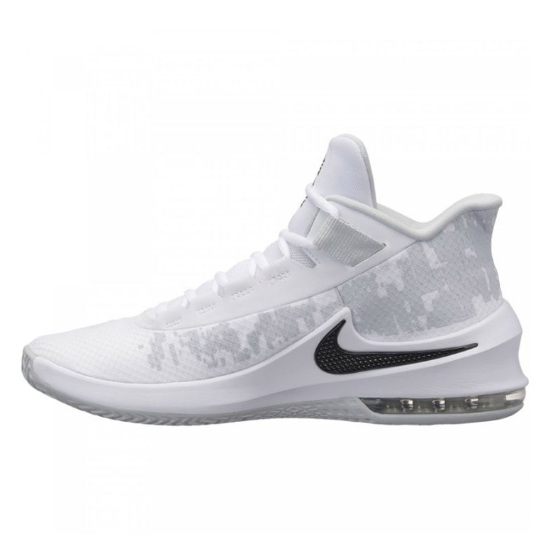 Scarpe da basket Nike Air Max Infuriate 2 Mid M AA7066-100 bianco bianco 1