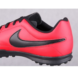 Nike Majestry Tf Jr AQ7896-600 scarpe da calcio rosso rosso 2