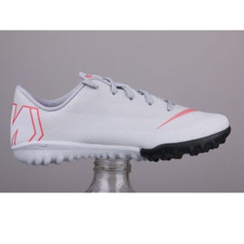 Nike Mercurial VaporX 12 Academy Tf Jr AH7353-060 scarpe da calcio grigio grigio 1