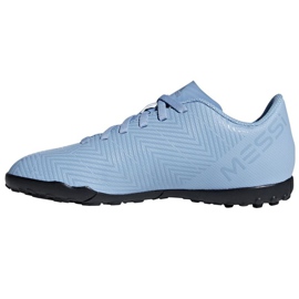 Scarpe da calcio Adidas Nemeziz Messi Tango Tf Jr DB2400 blu blu 1