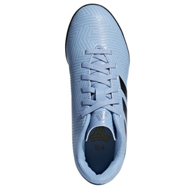 Scarpe da calcio Adidas Nemeziz Messi Tango Tf Jr DB2400 blu blu 2
